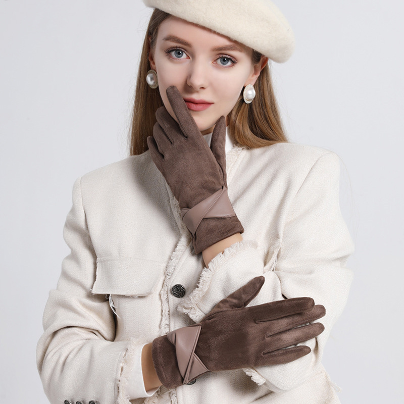 Leather Driving Glove - 1 paire de gants en daim