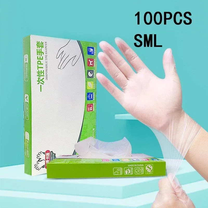 Latex Disposable Glove - Gants jetables de qualité alimentaire, 100/200