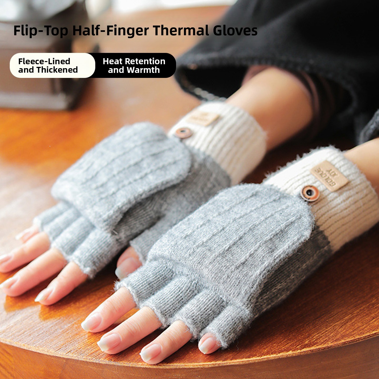 Wool Glove Lined - Gants d’hiver pour femmes, doublés de