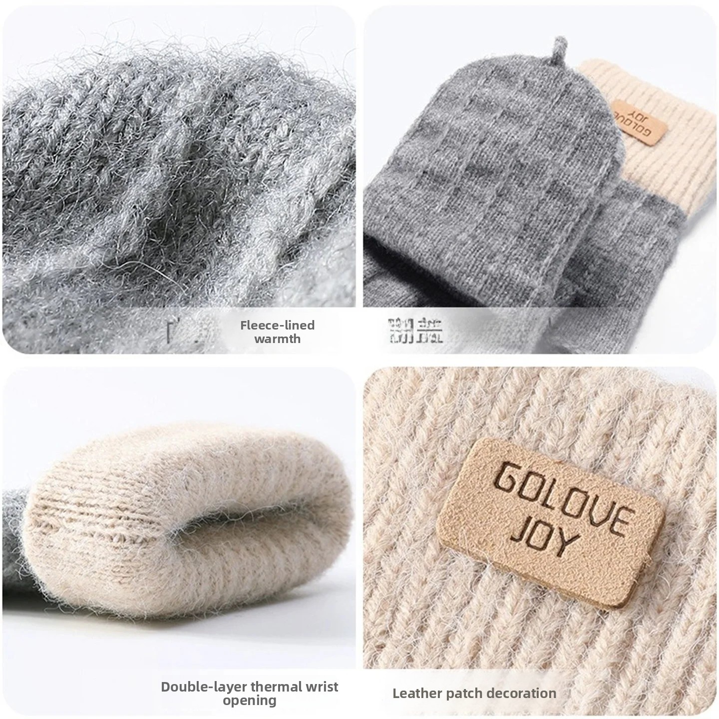 Gants d’hiver pour femmes, dou - Wool Glove Lined avis et prix