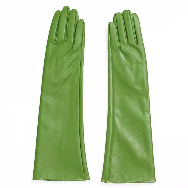 Gant Long en cuir PU vert pour - Leather Driving Glove avis et prix
